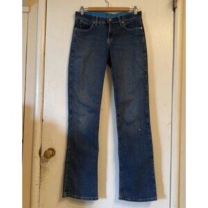 Wrangler Q-Baby Cool Vantage Ultimate Riding Denim Blue Jean | Women's 5/6
